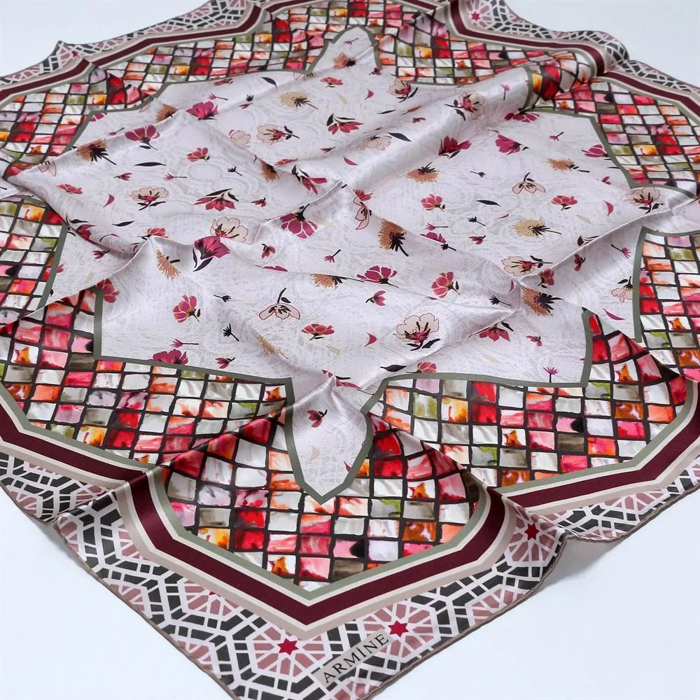 Armine Islamic Silk Head Wrap Chandra