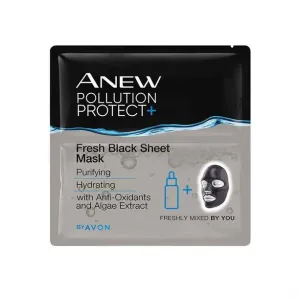 Avon Anew Pollution Protect Fresh Black Sheet Mask