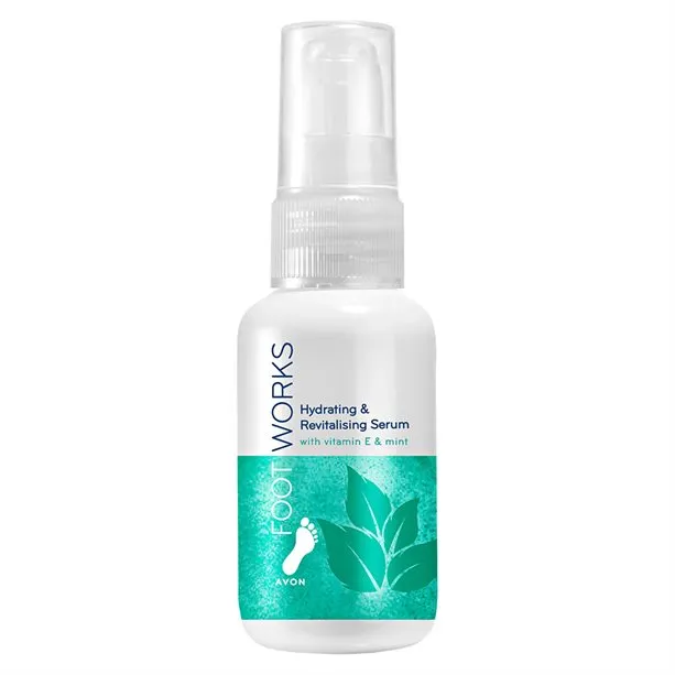 Avon Foot Works Hydrating & Revitalising Serum with Vitamin E and Mint - 50ml