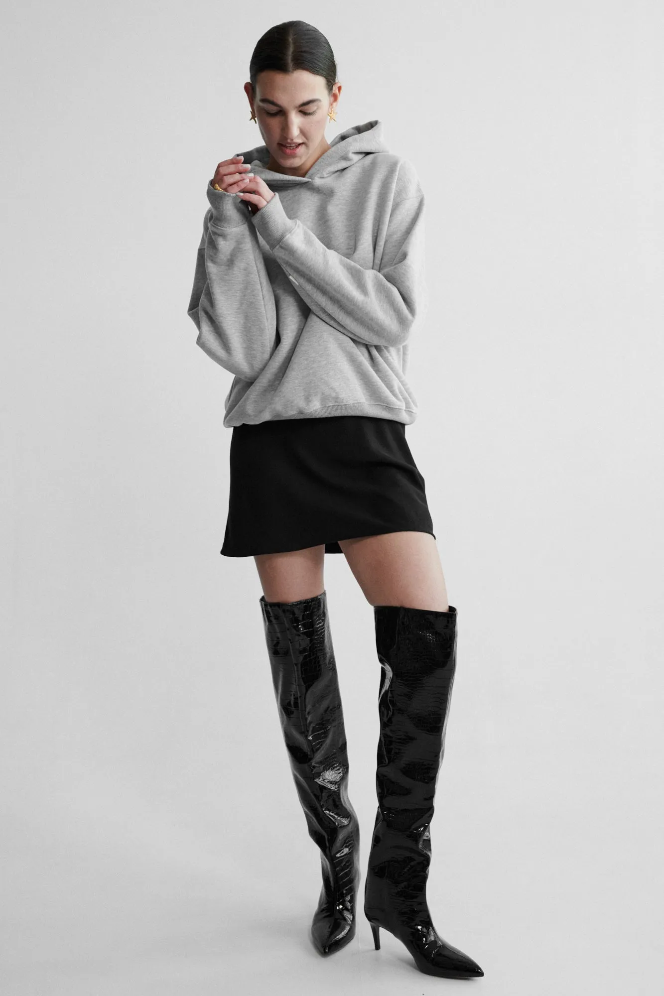 Bluza z bawełny / 17 / 15 / mist grey