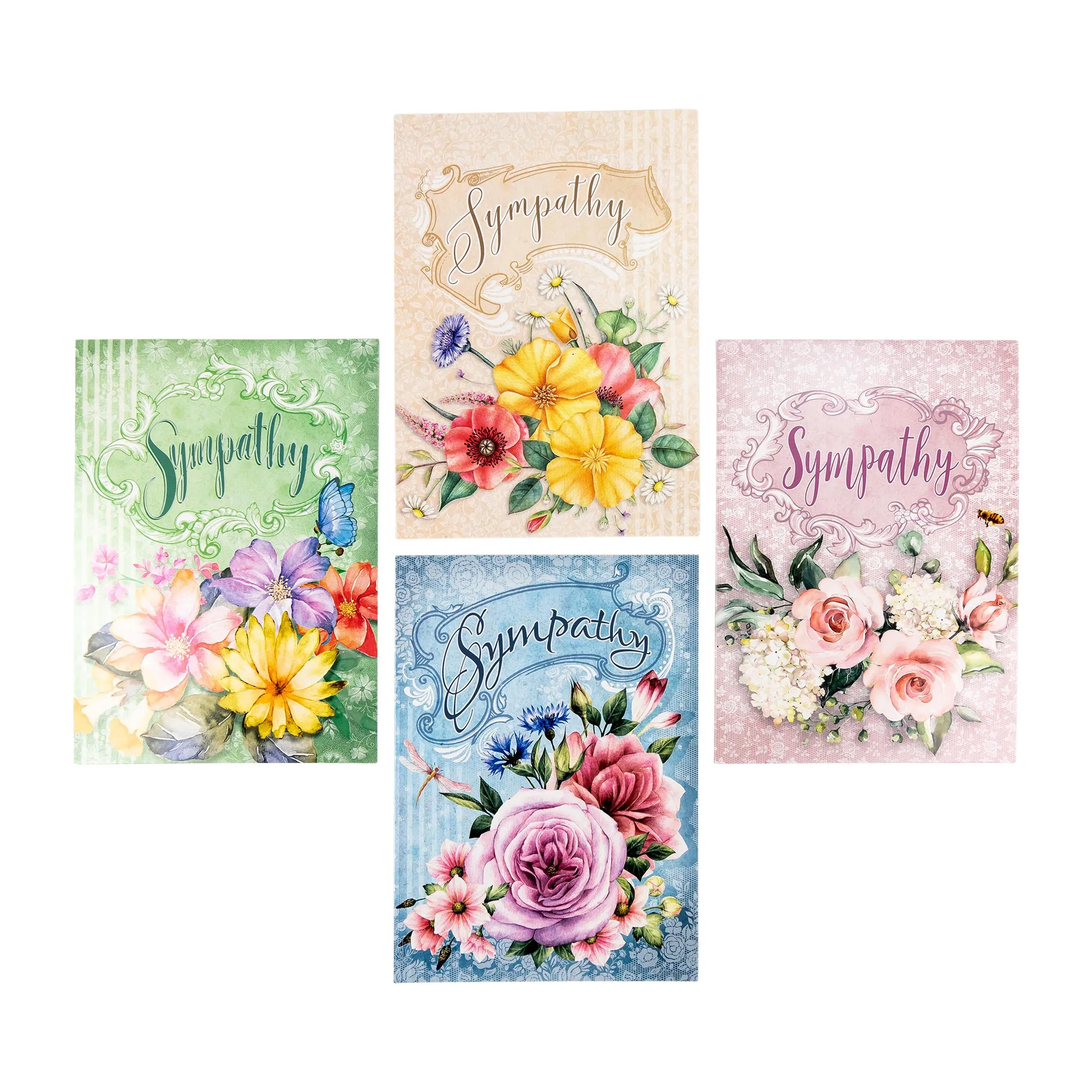 Boxed Cards: Sympathy Floral Assortment