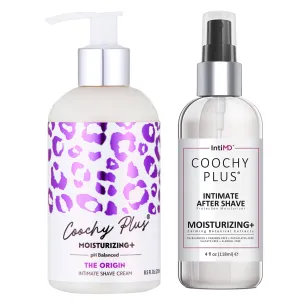 Coochy Plus Intimate Shaving Complete Kit - The Origin & Organic After Shave Protection Soothing Moisturizer Mist – Antioxidant Formula