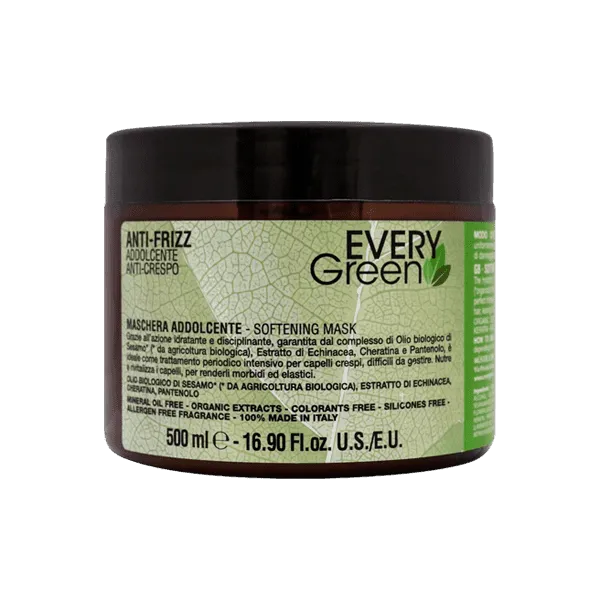 EVERY GREEN ANTI-FRIZZ SOFTENING HAIR MASK 500ML