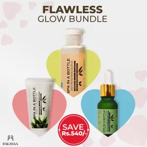 Flawless Glow Bundle ( Skin Renewing Scrub, Pure Aloe Vera Gel, Youthful Glow )