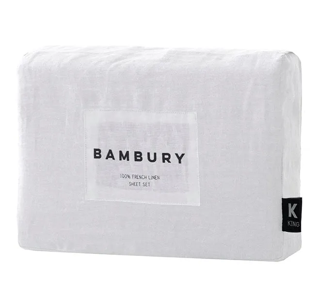 French Linen Mega Sheet Set Range Snow