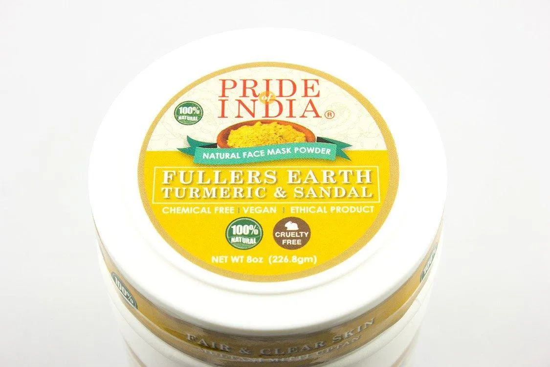 Fuller’s Earth w/ Turmeric & sandalwood powder for face Growing