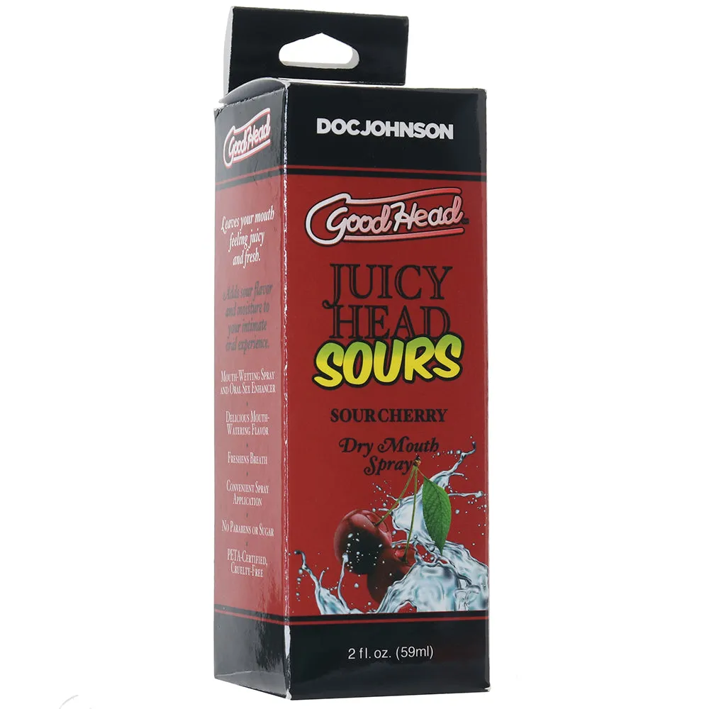 GoodHead Juicy Head Sours Mouth Spray 2oz/59ml in Cherry