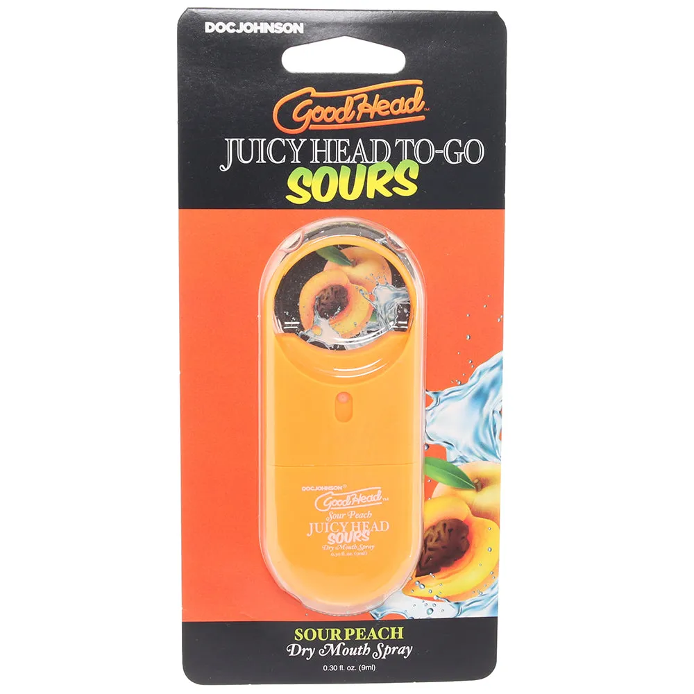 GoodHead Juicy Head Sours Spray To-Go in Peach