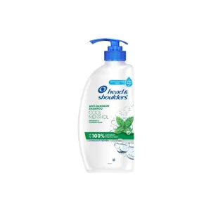 Head & Shoulders Cool Menthol Anti Dandruff Shampoo 650 ML (Imported) | Refreshing Dandruff Control