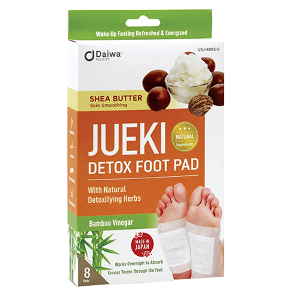 Jueki Detox Foot Pad - Shea Butter - 8 Pads