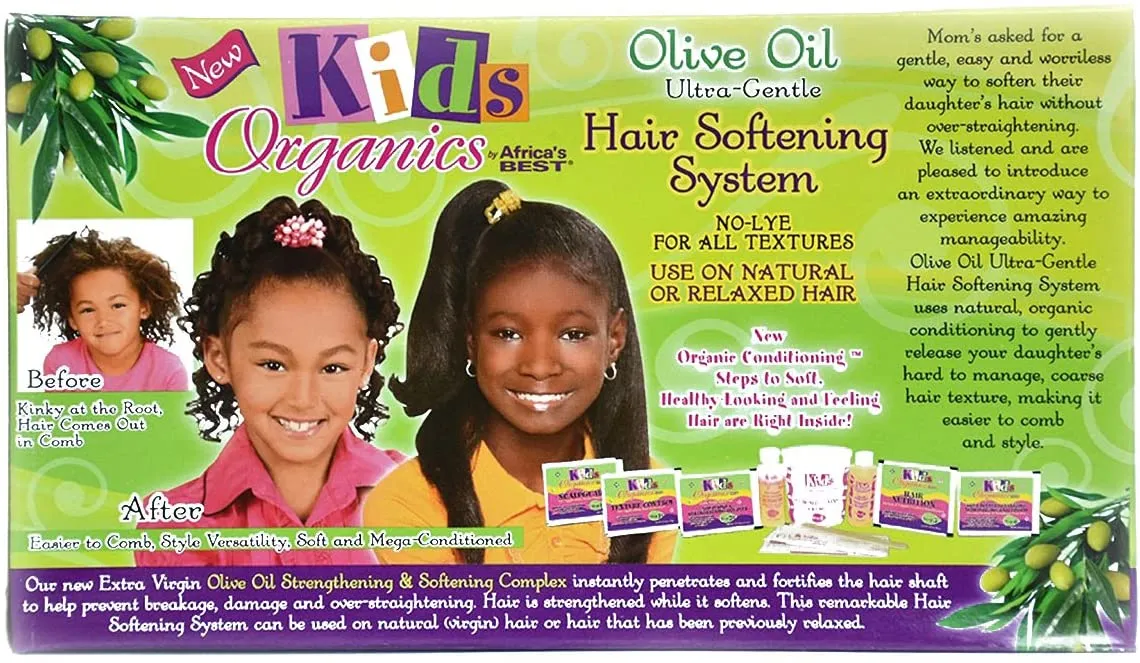 Kid's Organic by Africa's Best Hair Softening Kit