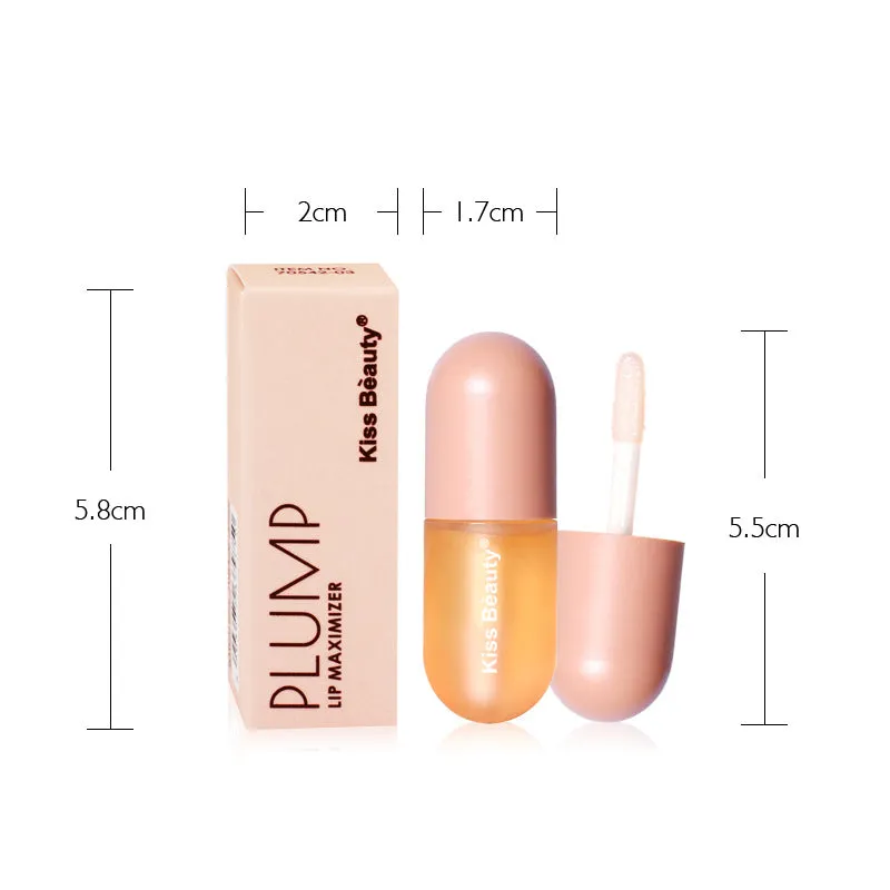 Kiss Beauty Capsule Lip Enlargement And Big Mouth Lip Gloss And Lip Gloss Moisturizing And Increasing Lip Enlargement Liquid