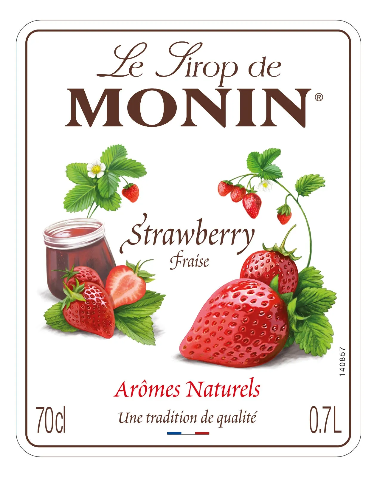 Monin Strawberry Syrup - 70cl