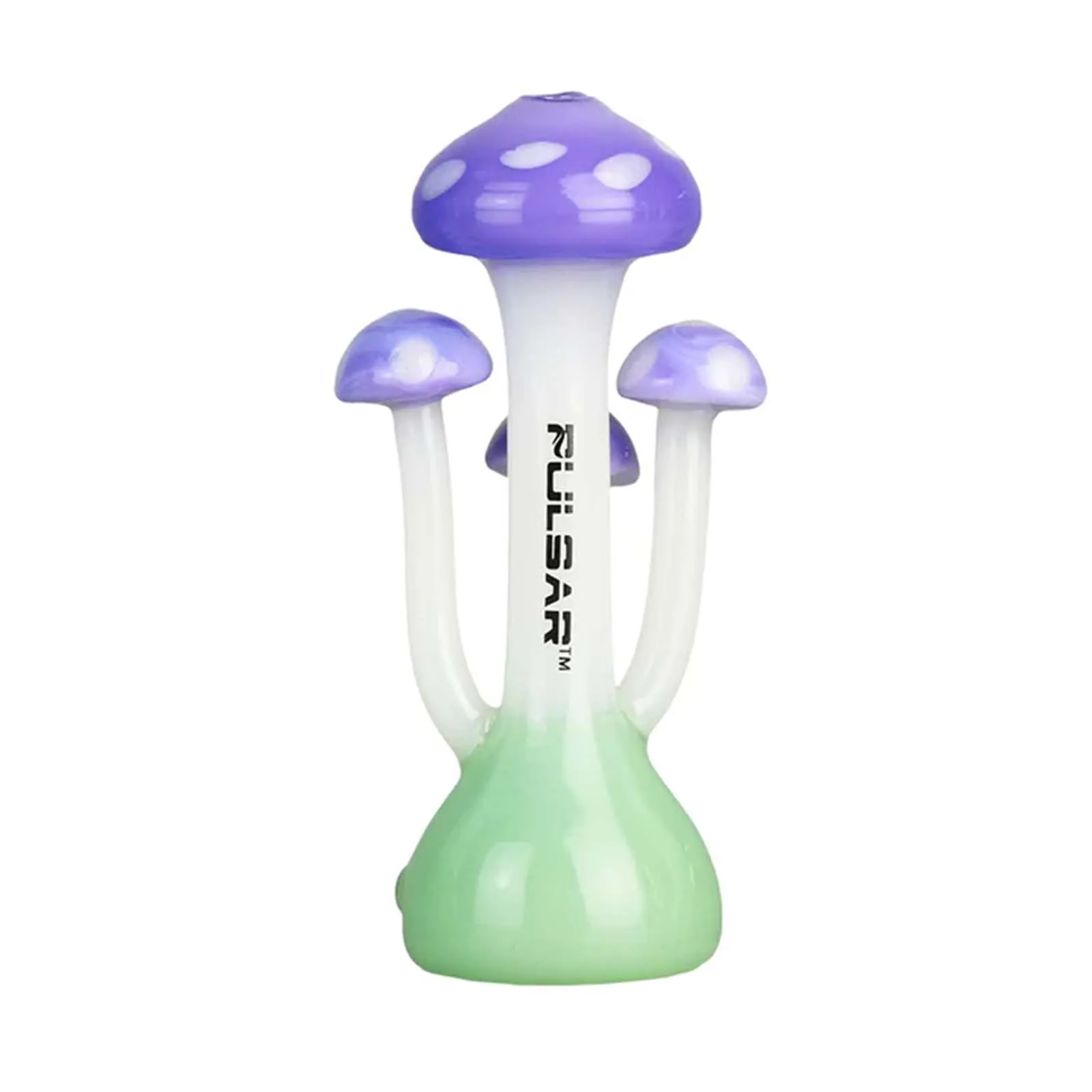 Mushroom Family Glass Hand Pipe