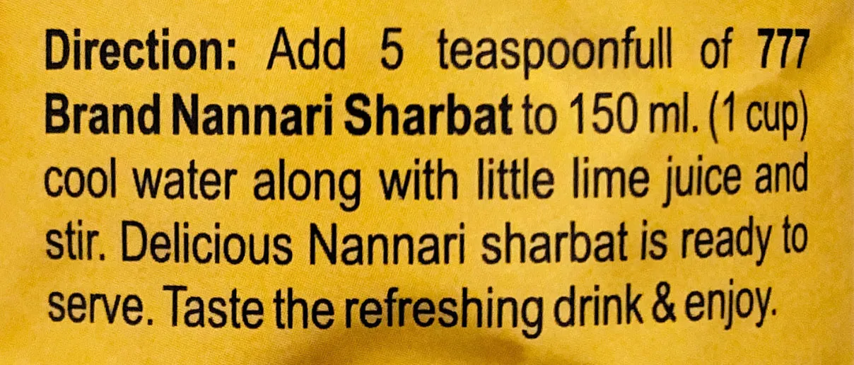 Nannari Sharbat