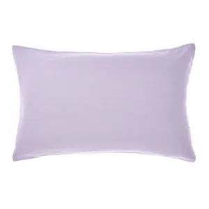 Nimes Lilac Linen Standard Pillowcase by Linen House