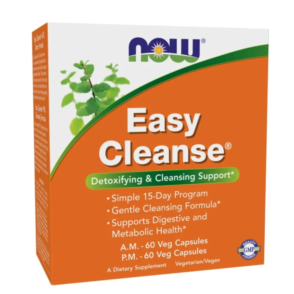 Now Foods Easy Cleanse AM/PM 60 Veg Capsules