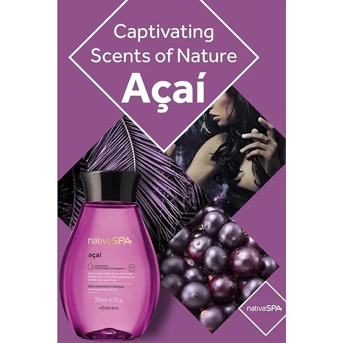 O Boticario Nativa Spa  Women's Açai  Body Oil