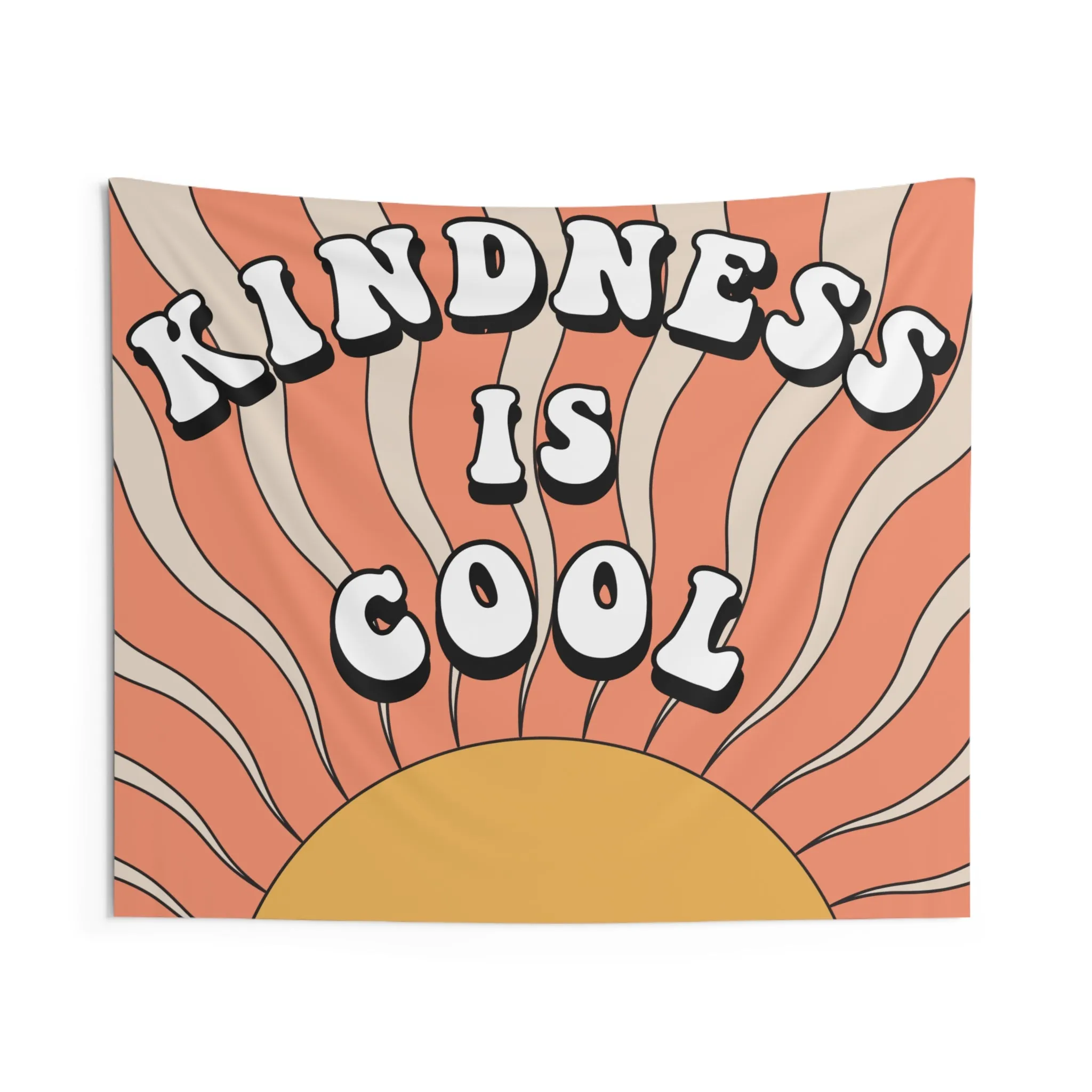 Retro Classroom Tapestry, Kindness is Cool Teacher Decor, Retro class decor, Teacher wall art, Classroom welcome sign