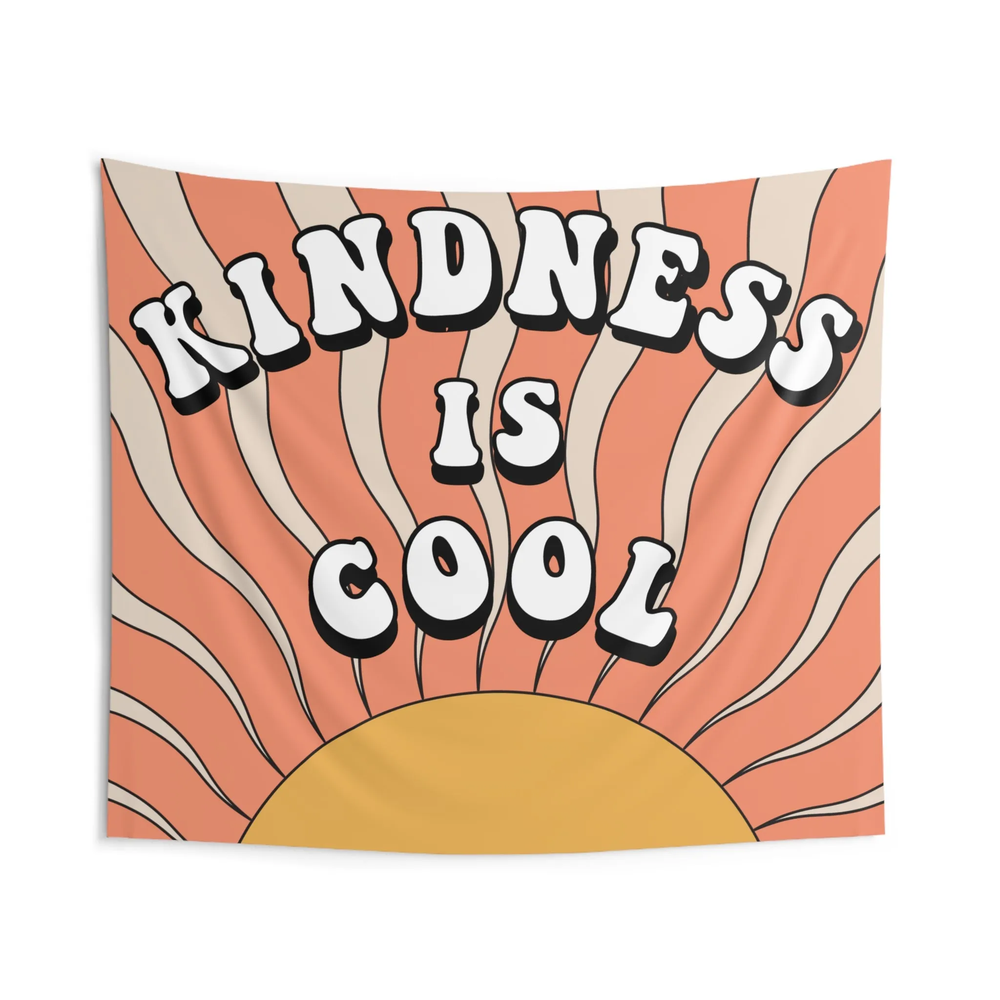 Retro Classroom Tapestry, Kindness is Cool Teacher Decor, Retro class decor, Teacher wall art, Classroom welcome sign