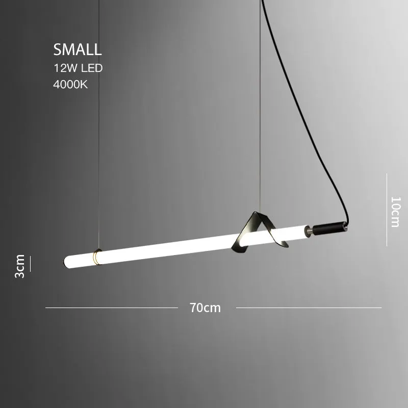 Sasaki Minimalist Linear Suspension Pendant Light