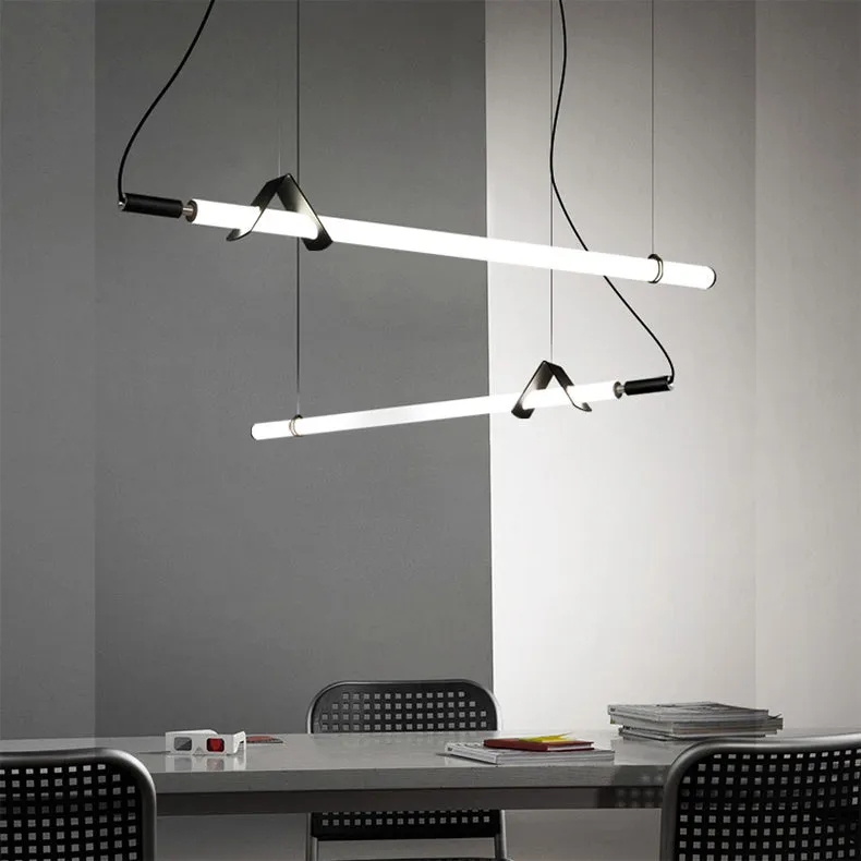 Sasaki Minimalist Linear Suspension Pendant Light