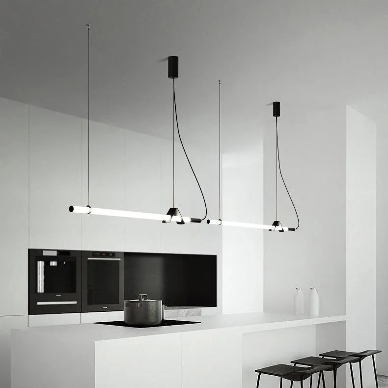 Sasaki Minimalist Linear Suspension Pendant Light