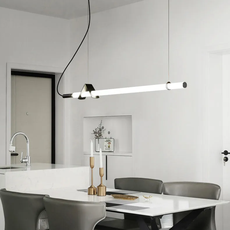 Sasaki Minimalist Linear Suspension Pendant Light