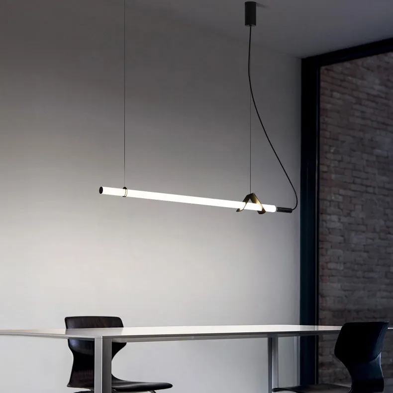 Sasaki Minimalist Linear Suspension Pendant Light