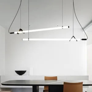 Sasaki Minimalist Linear Suspension Pendant Light