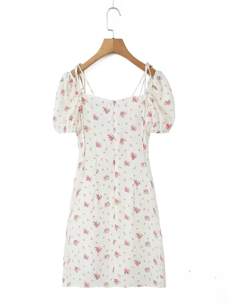 Springtime Sweetheart Rose Print Dress