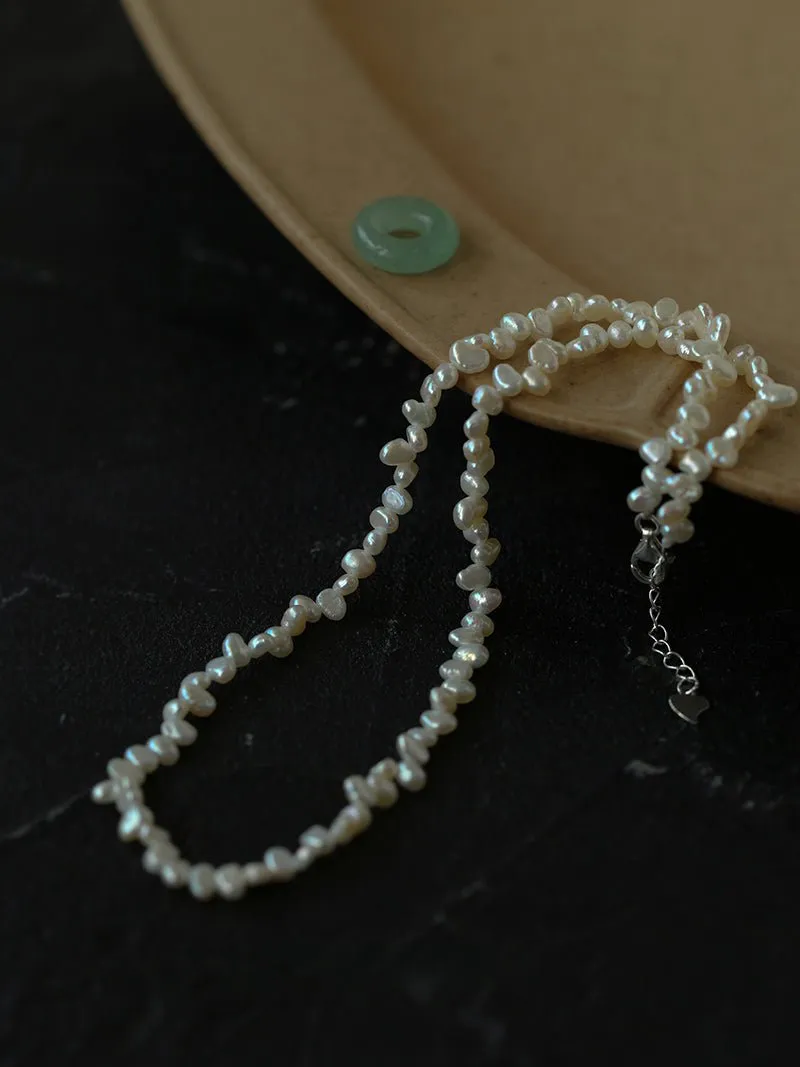 Summer Stream Aventurine Pearl Necklace