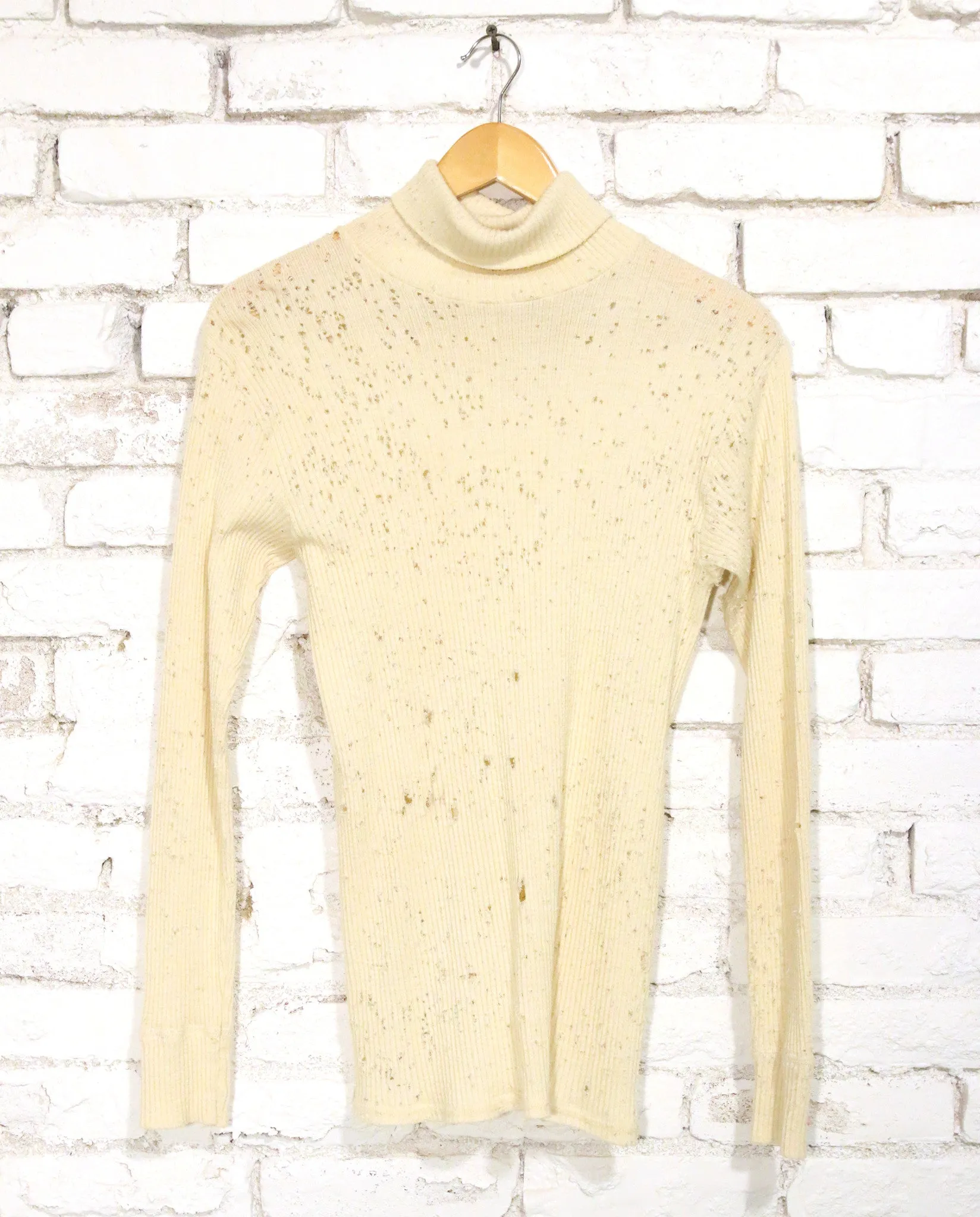 totally blown x pskaufman... Cream turtle neck