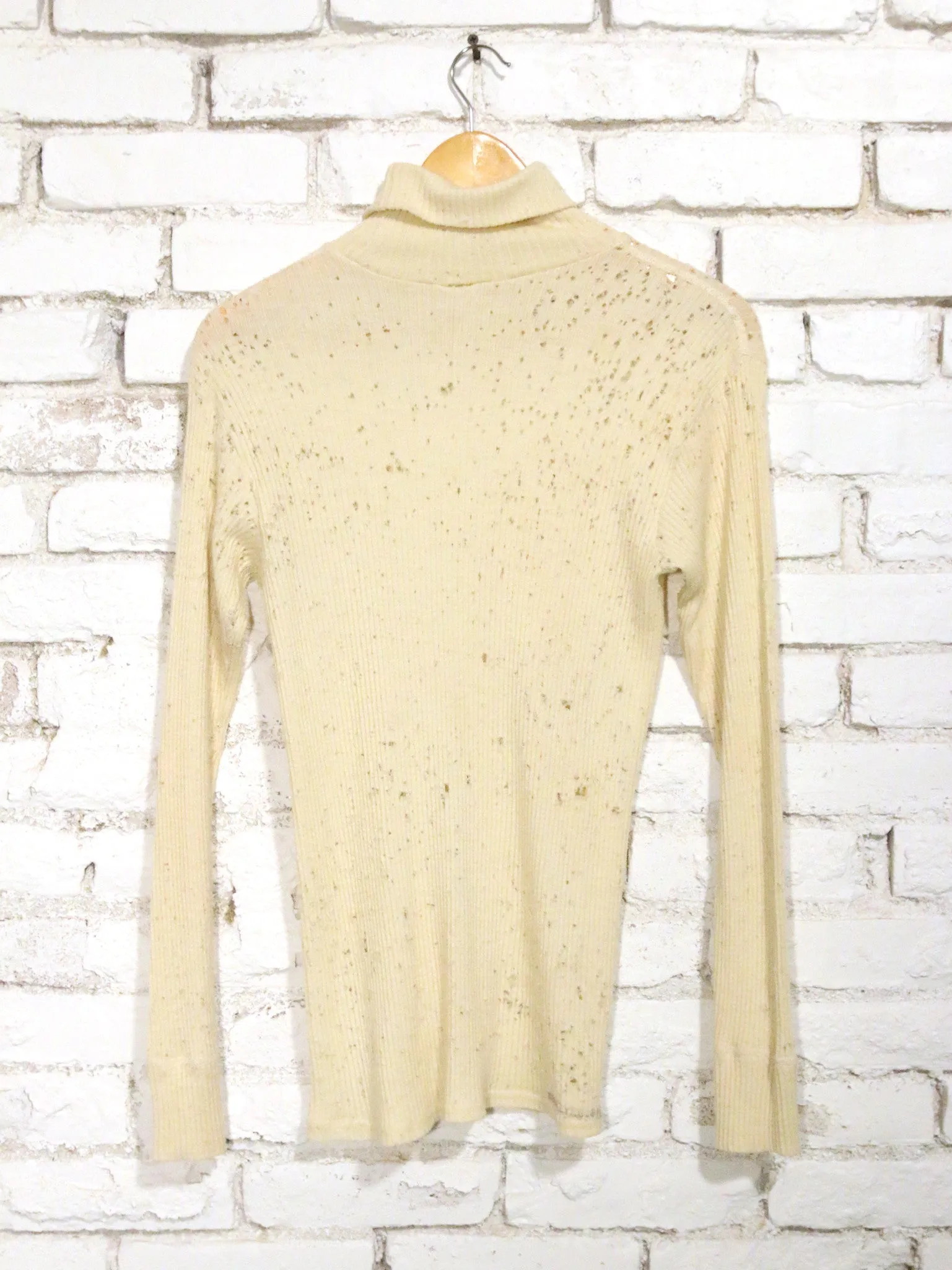 totally blown x pskaufman... Cream turtle neck