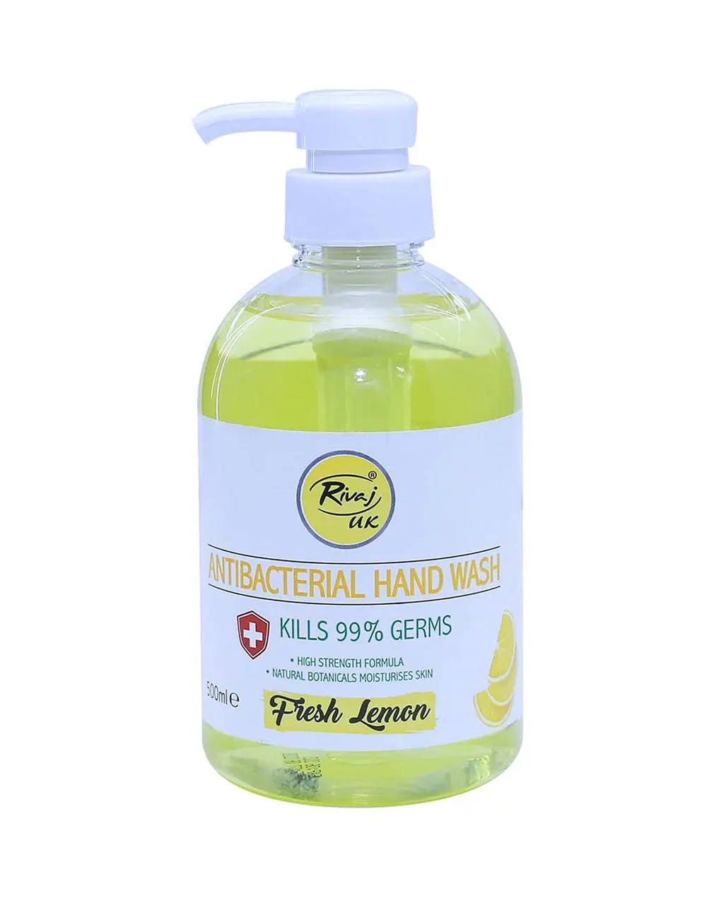 UK Rivaj Anti Bacterial Hand Wash Fresh Lemon 500ml