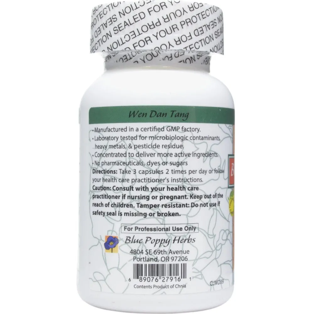 Wen Dan Tang 120 capsules by Blue Poppy